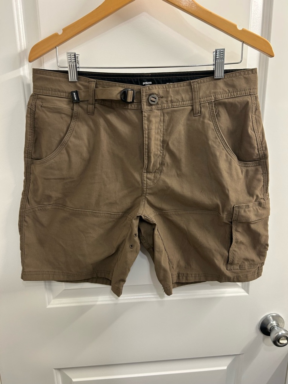 Prana Mens Stretch Zion II Shorts Sz 32